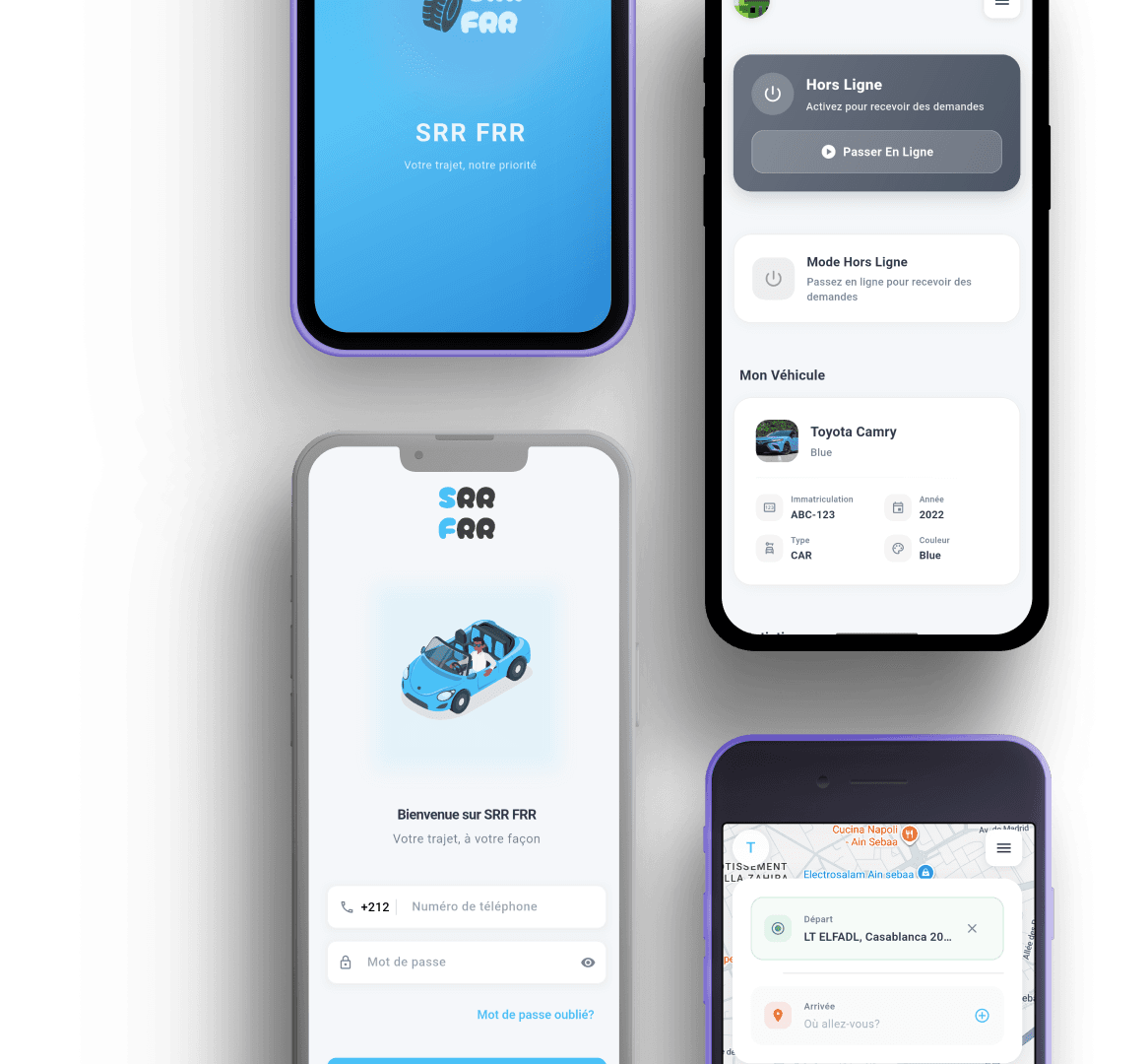 SrrFrr App Interface